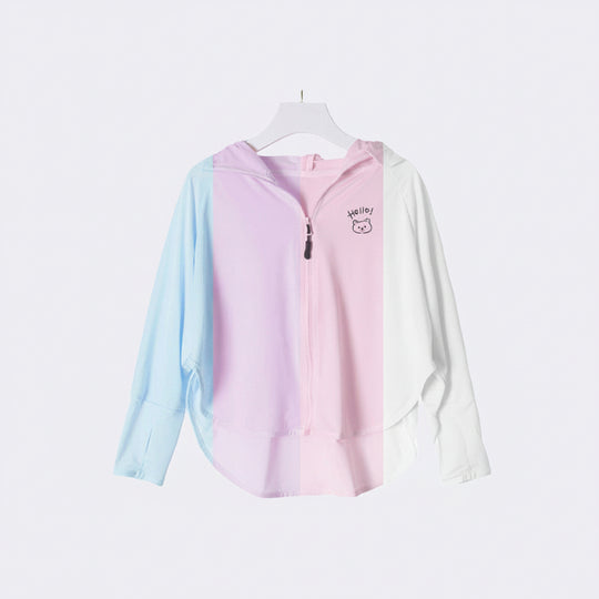 Kinder UV-Schutzjacke mit Kapuze und atmungsaktiven Eigenschaften R&B