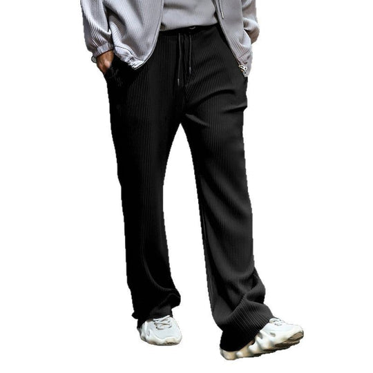 Damen elegante Relaxed Fit Hose mit Gummi-Taille R&B