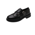 Damen verspielte Schnürschuhe mit doppeltem Riemen und ausgefallenem Design R&B