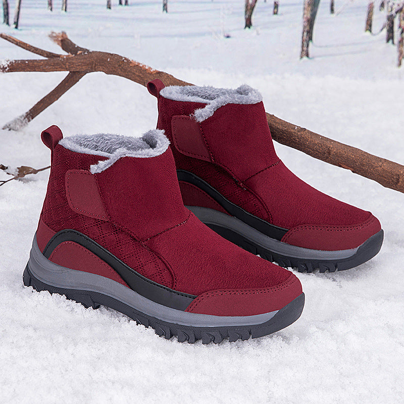 Damen Winterstiefel mit rutschfester Sohle und isolierendem Futter R&B
