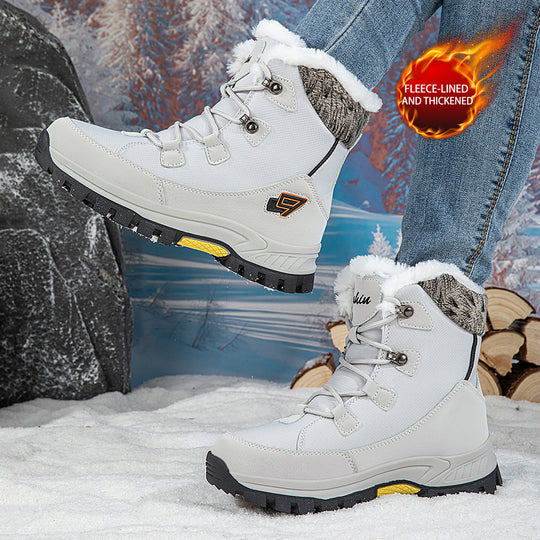 Damen Fleecegefütterte Winterstiefel R&B