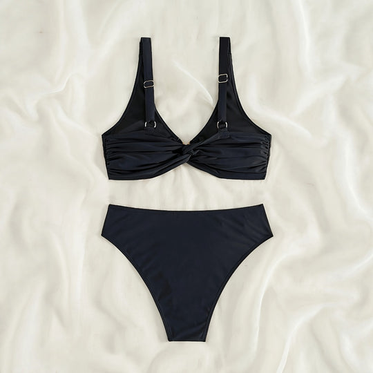 Damen Bikini-Set mit modischem Ringdetail R&B