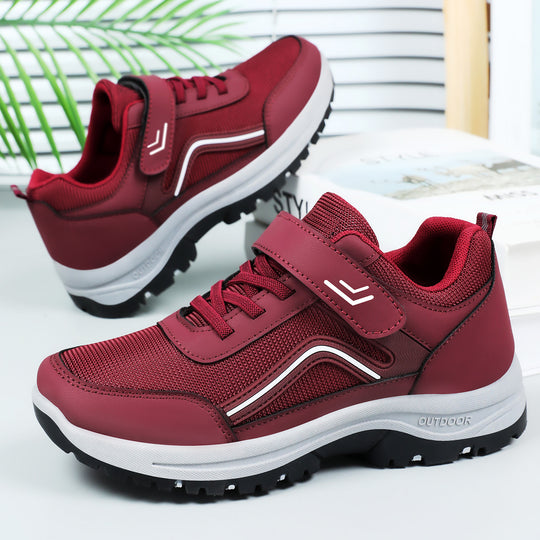 Damen Sportliche Outdoor-Sneakers mit robustem Sohlen-Design R&B