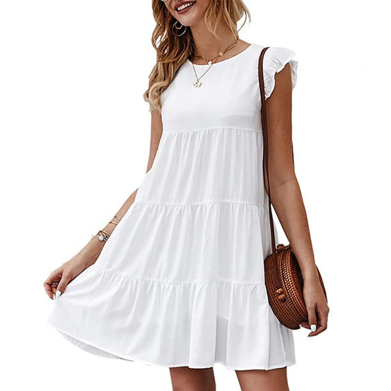 Damen Freizeitkleid mit Volant-Detail und schickem Schnitt R&B