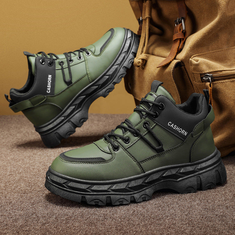 Herren Bequeme Wanderstiefel mit rutschfester Sohle R&B