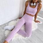 Damen Sportleggings mit hohem Taillenbund und figurformendem Design R&B
