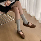 Damen Ballerinas mit elastischem Riemen und dekorativen Details R&B