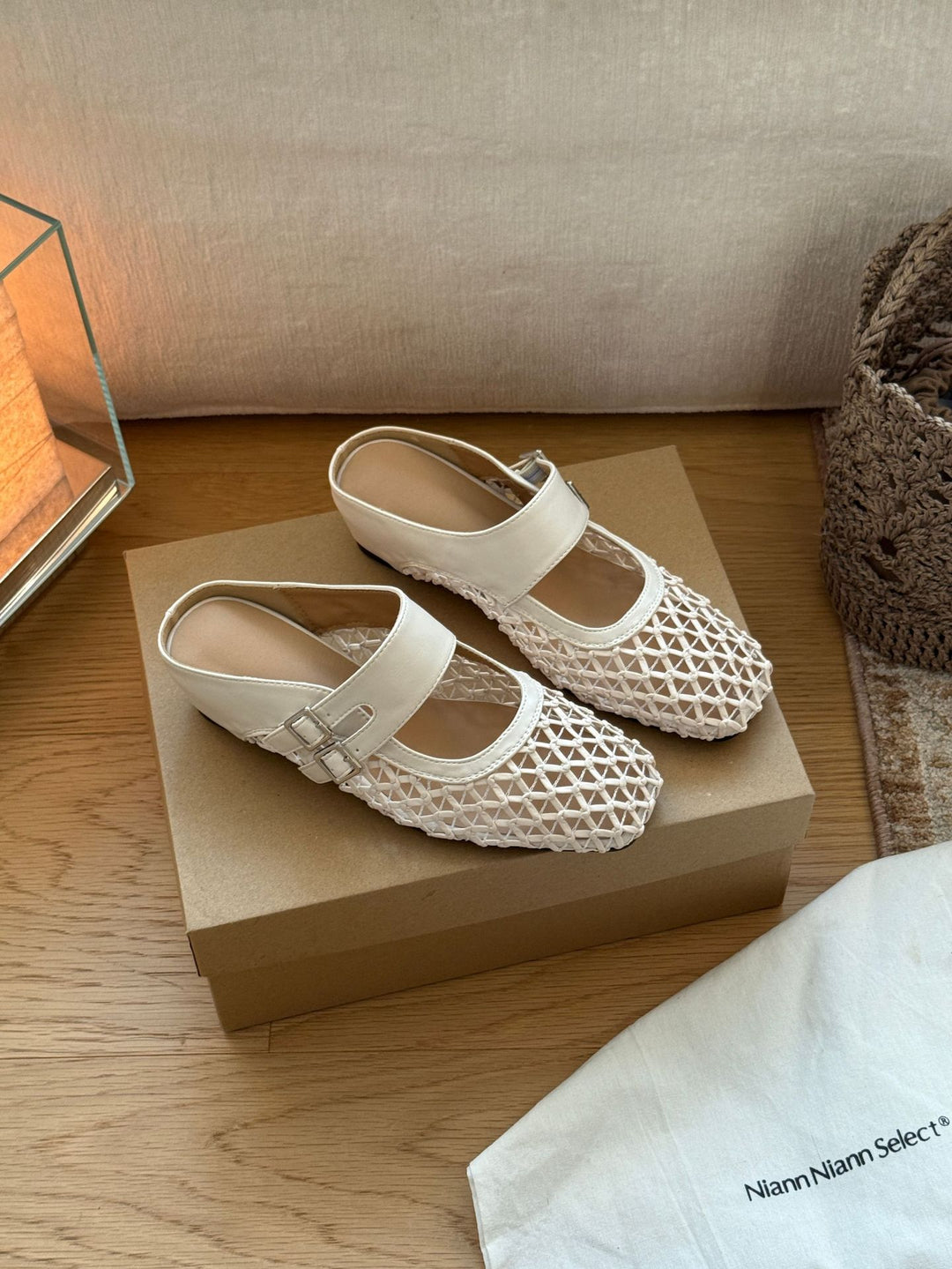 Damen elegante Mary Jane Ballerinas mit modischem Riemchen und hochwertiger Leder-Oberfläche R&B