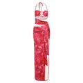 Damen schickes Bandeau-Top mit maxi Rock R&B