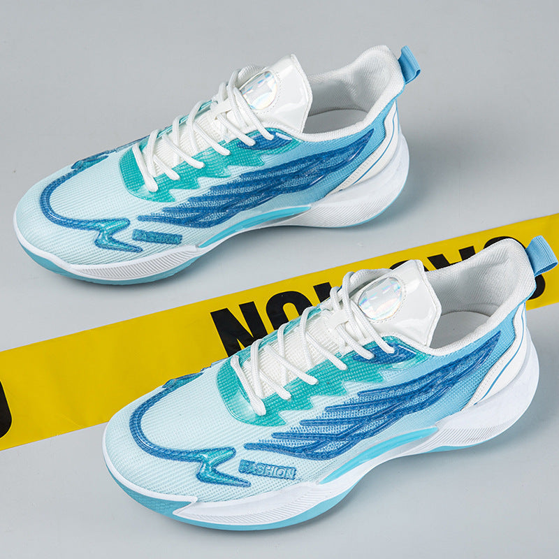Herren Sportliche Basketball-Sneaker mit atmungsaktiver Oberflächentechnologie und dämpfender Sohle R&B