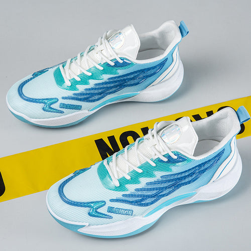 Herren Sportliche Basketball-Sneaker mit atmungsaktiver Oberflächentechnologie und dämpfender Sohle R&B