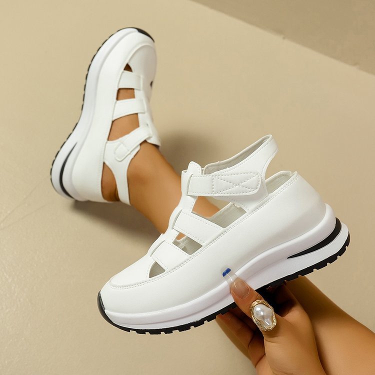 Damen freizeitorientierte Sneakers mit komfortabler Oberflächenstruktur und flexiblem Sohlendesign R&B