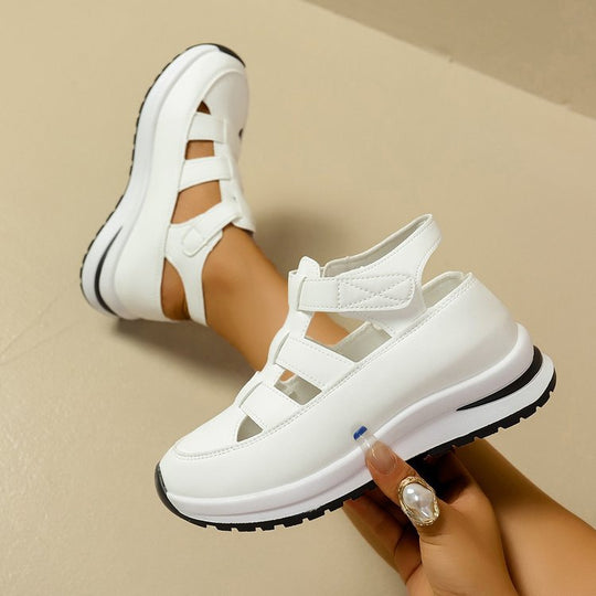 Damen freizeitorientierte Sneakers mit komfortabler Oberflächenstruktur und flexiblem Sohlendesign R&B