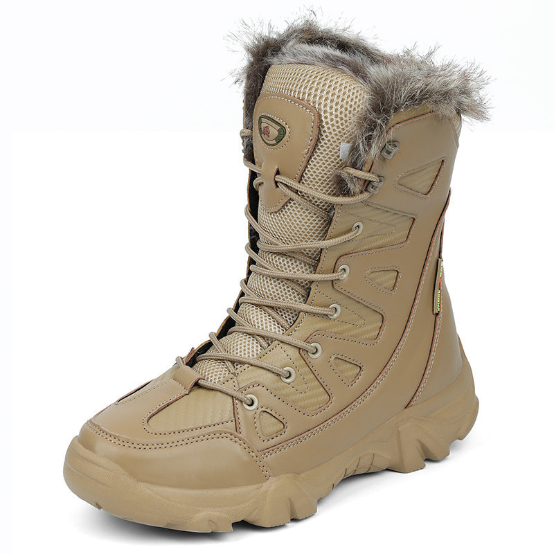 Damen Stylische Winterstiefel mit isolierendem Futter und rutschfester Sohle R&B