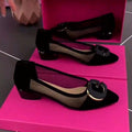 Damen Ballerinas mit modisch-elegantem Design und komfortablem Fußbett R&B