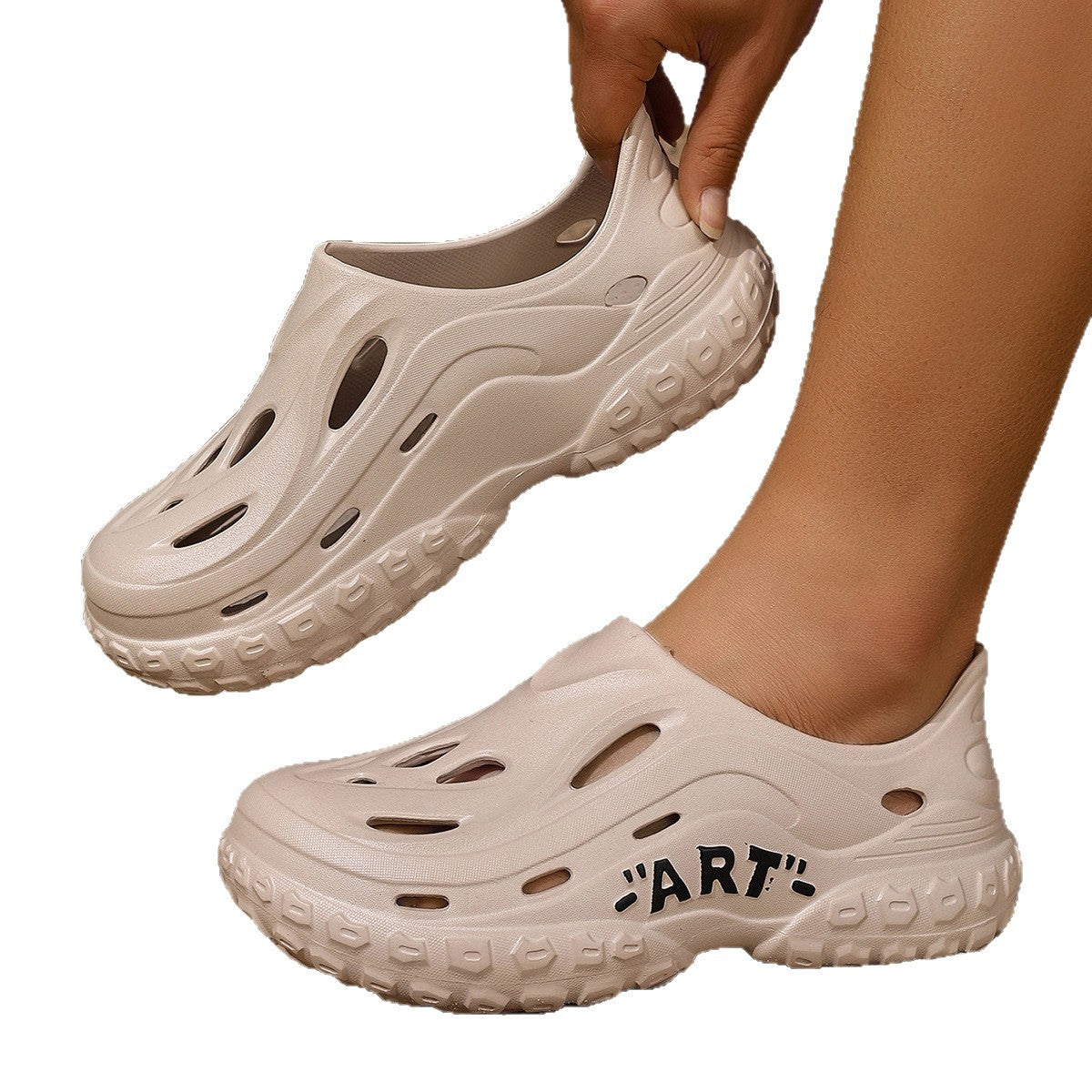 Damen Komfortable Clogs mit Luftlöchern R&B