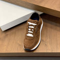 Damen Komfortable Wildleder Sneakers mit atmungsaktiver Innensohle R&B