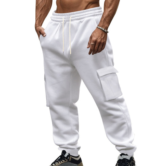 Herren Cargo-Jogginghose mit seitlichen Taschen und komfortablem Schnitt R&B