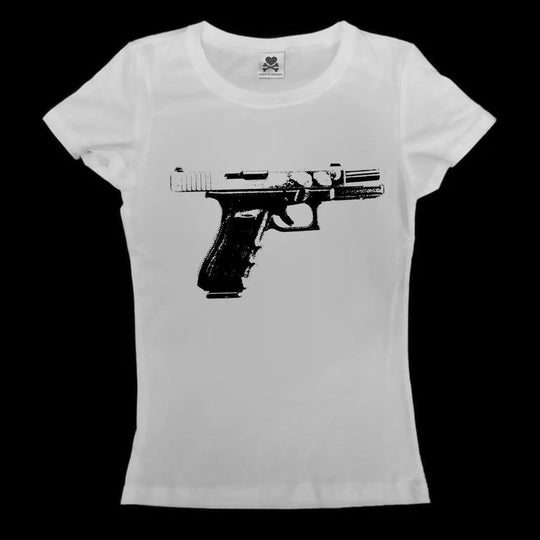 Damen Print-T-Shirt mit grafischem Design R&B