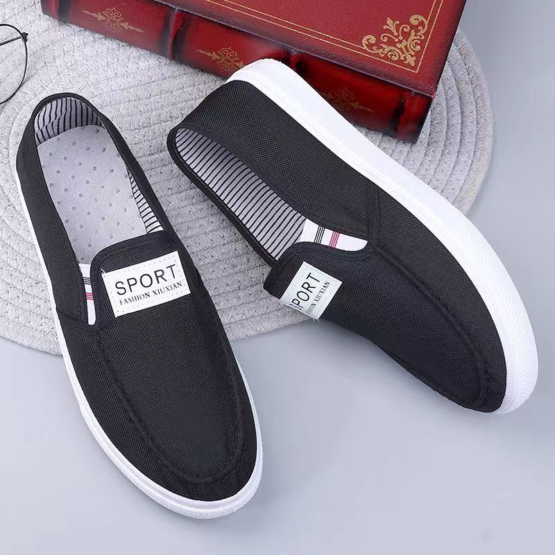 Damen modische und bequeme Slip-On Schuhe mit elastischem Einsatz R&B