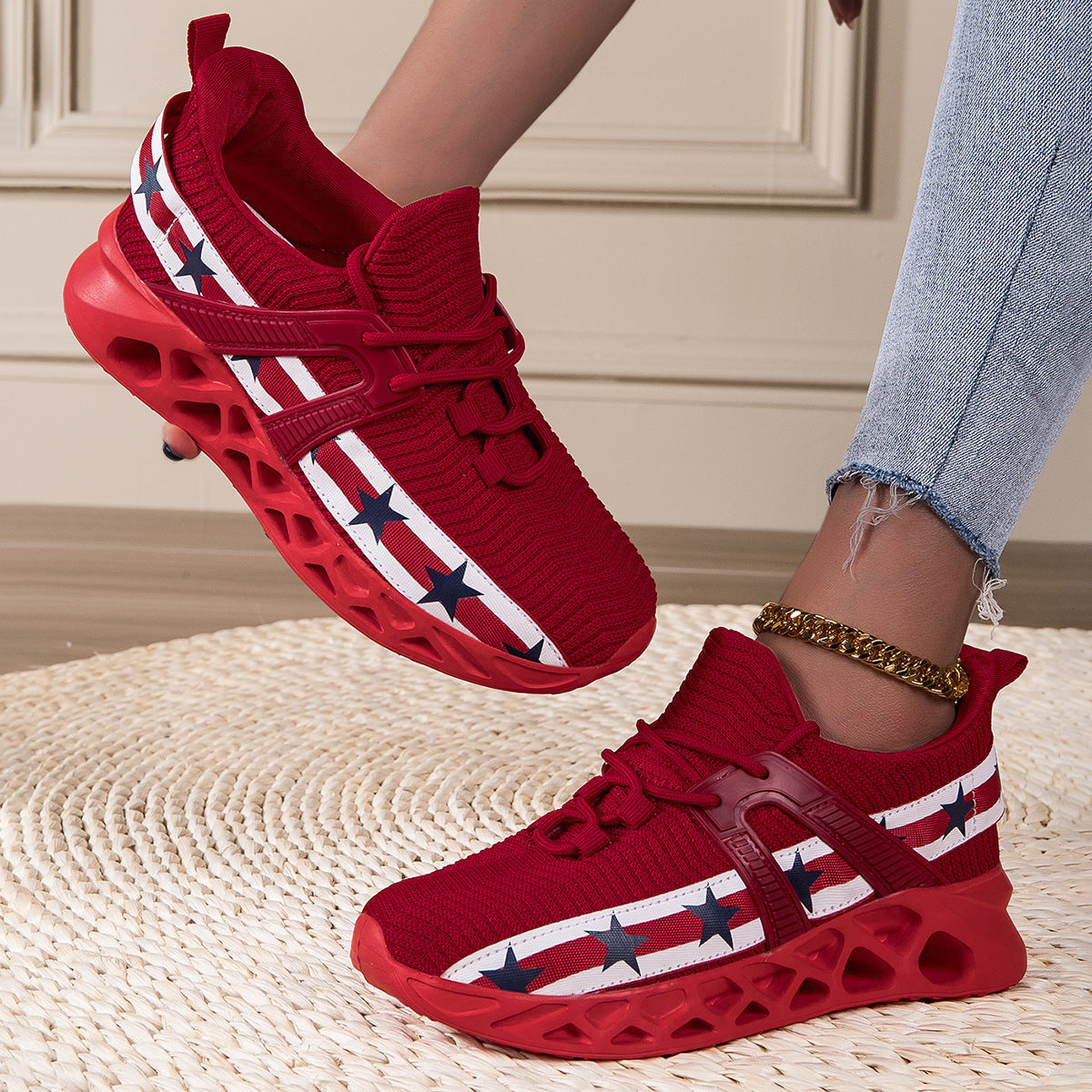 Damen Sportliche Freizeitsneaker mit innovativer Dämpfungstechnologie