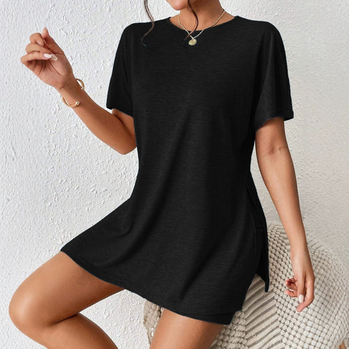 Damen lässiges T-Shirt und Shorts-Set mit hochwertiger Jersey-Qualität R&B
