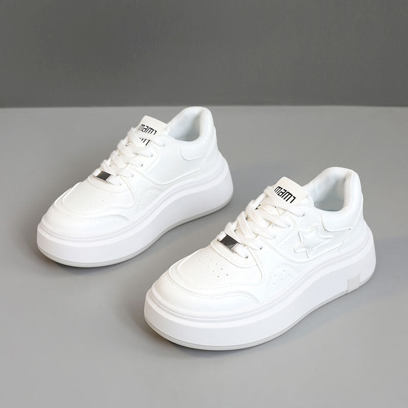 Damen Modische Plateausneaker mit sportlichem Design und atmungsaktiven Materialien R&B