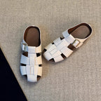 Damen Komfortable Sandalen mit modischen Riemendesign