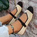 Damen Ballerinas mit floralem Stickdesign R&B