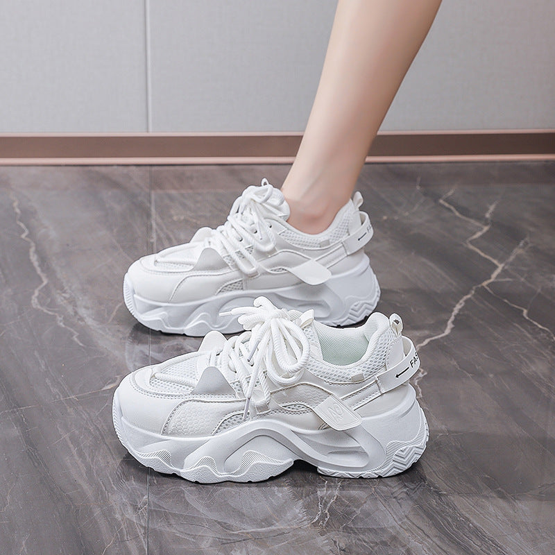 Damen Modische Sneakers mit atmungsaktiver Netzoberfläche und dämpfender Sohle R&B