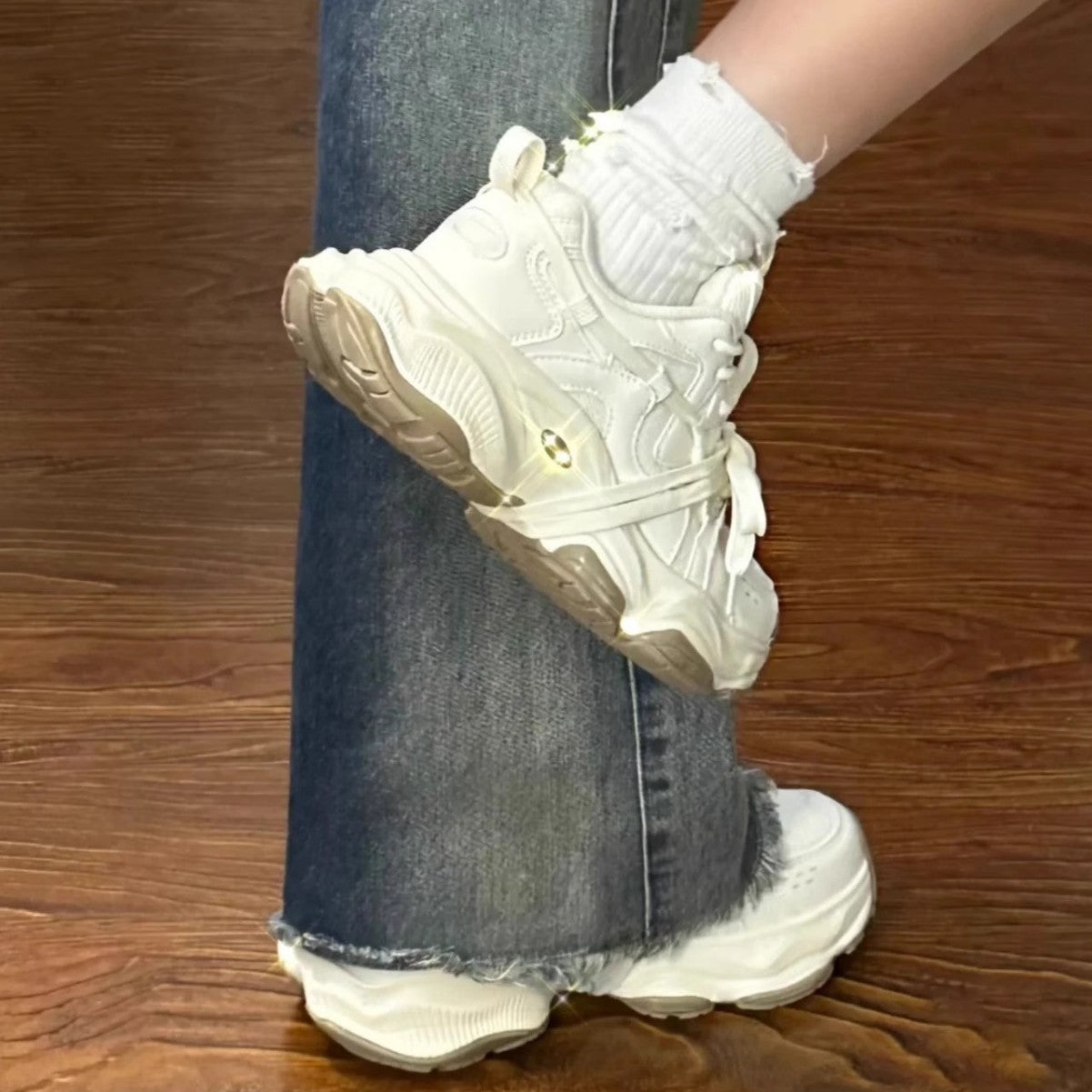 Damen Chunky Sneakers mit innovativer Dämpfung und flexibler Sohle R&B