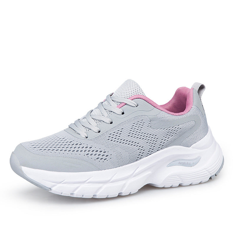 Damen Sportliche Laufschuhe mit atmungsaktivem Mesh-Obermaterial und stoßdämpfender Sohle R&B