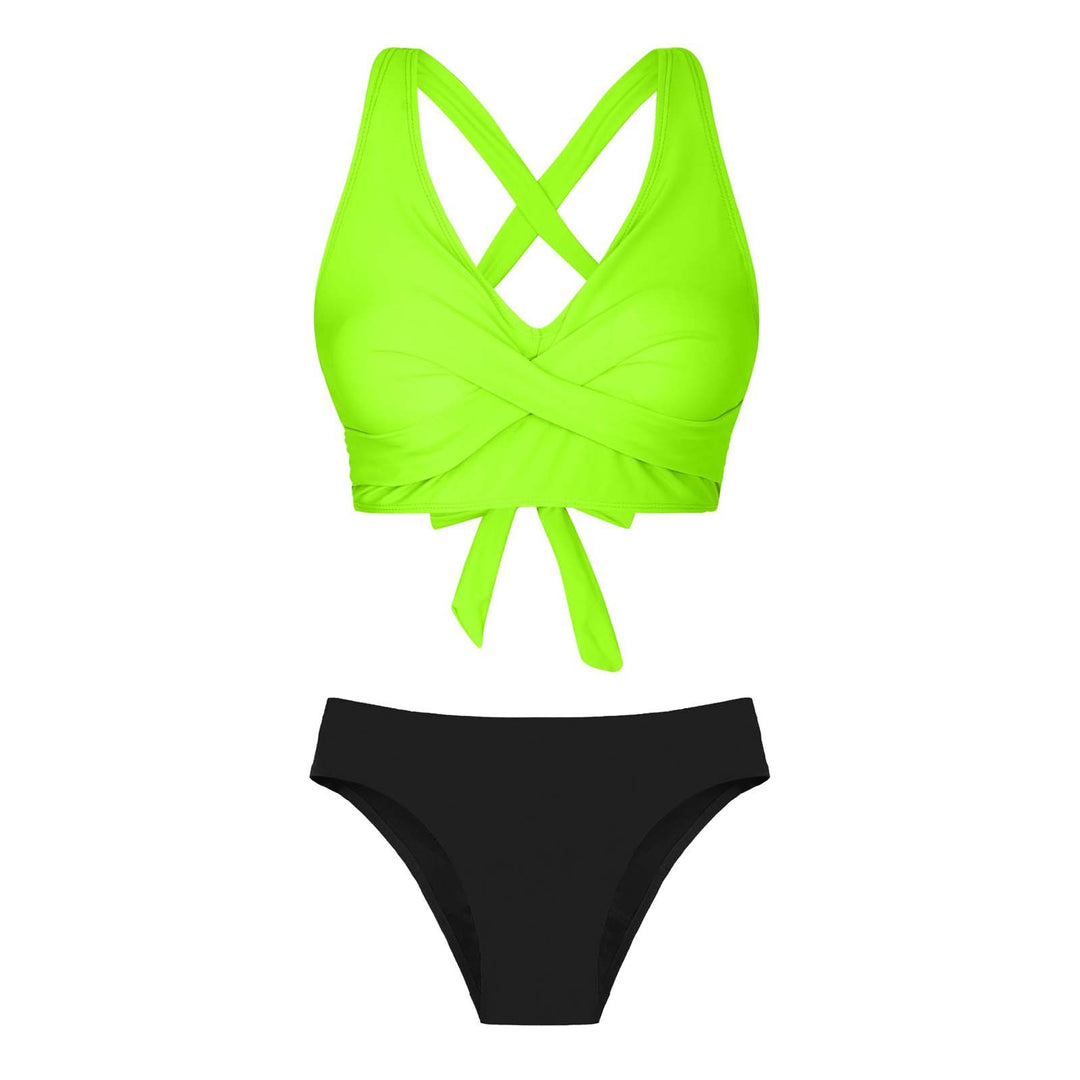 Damen Zweiteiliger Badeanzug mit floralem Design R&B