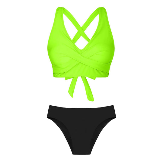 Damen Zweiteiliger Badeanzug mit floralem Design R&B