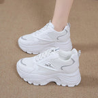 Damen modische chunky Sneakers mit dämpfender Sohle und atmungsaktivem Obermaterial R&B