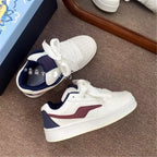 Damen Komfortable Freizeitsneaker mit farblich abgesetztem Akzent
