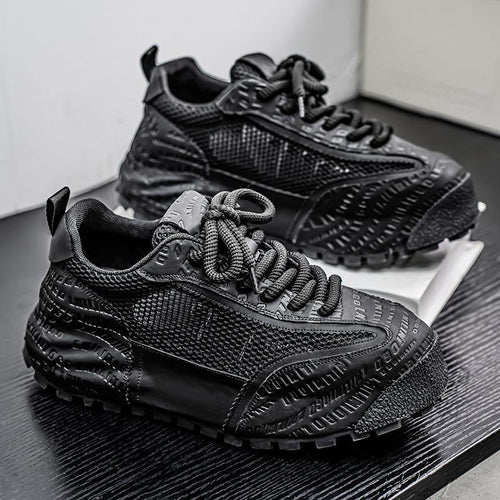 Damen atmungsaktive Sport-Sneaker mit innovativer Textur und rutschfester Sohle R&B