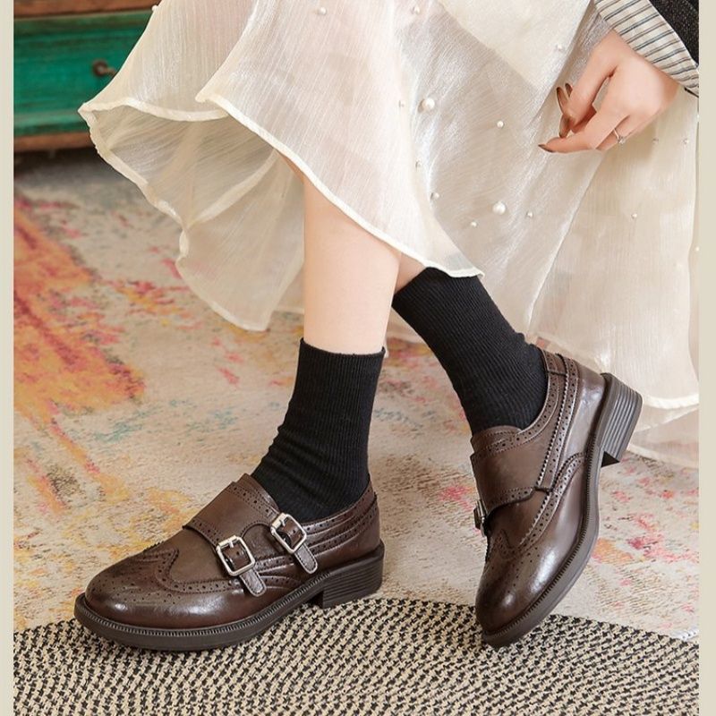 Damen Schnürschuhe mit dekorativen Fransen R&B