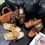 Damen Sneakers mit verspieltem Pompon-Design und bequemer Sohle R&B