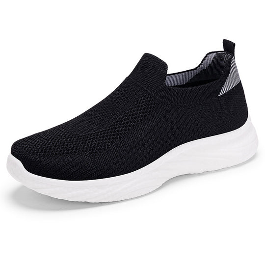 Damen Sportliche Slip-On Sneakers mit atmungsaktivem Mesh-Obermaterial R&B