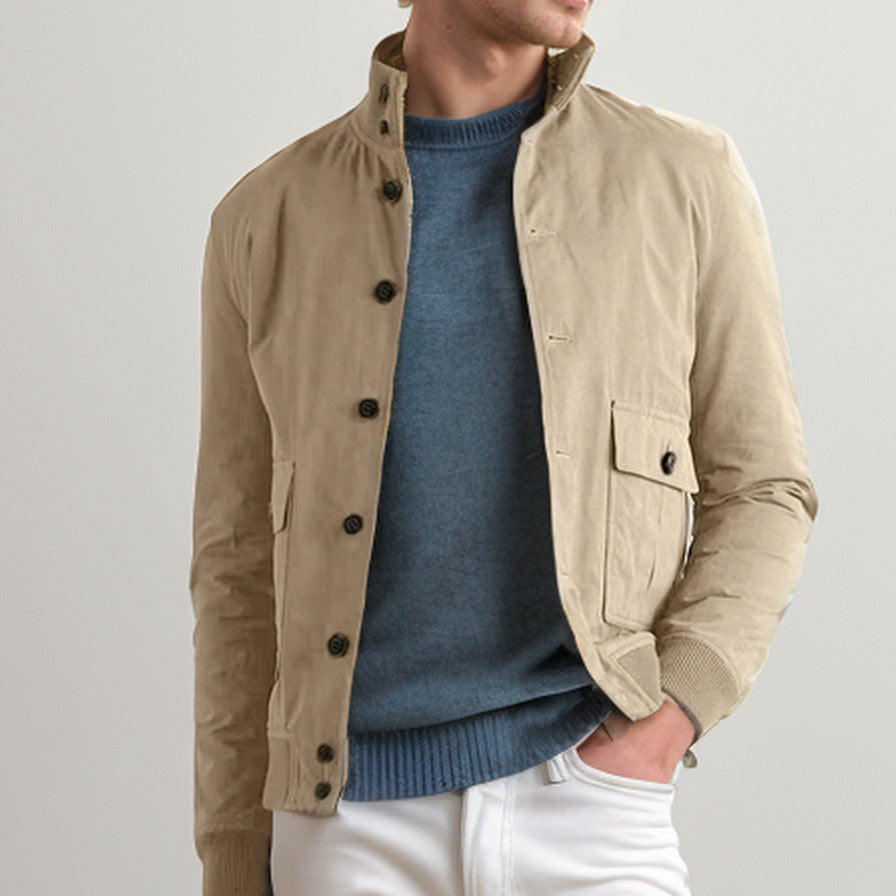 Herren Utility-Jacke mit mehreren praktischen Taschen R&B