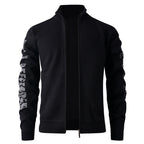 Herren gesteppte Freizeitjacke mit hohem Kragen und modernem Innenfutter R&B