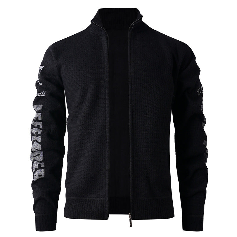 Herren gesteppte Freizeitjacke mit hohem Kragen und modernem Innenfutter R&B