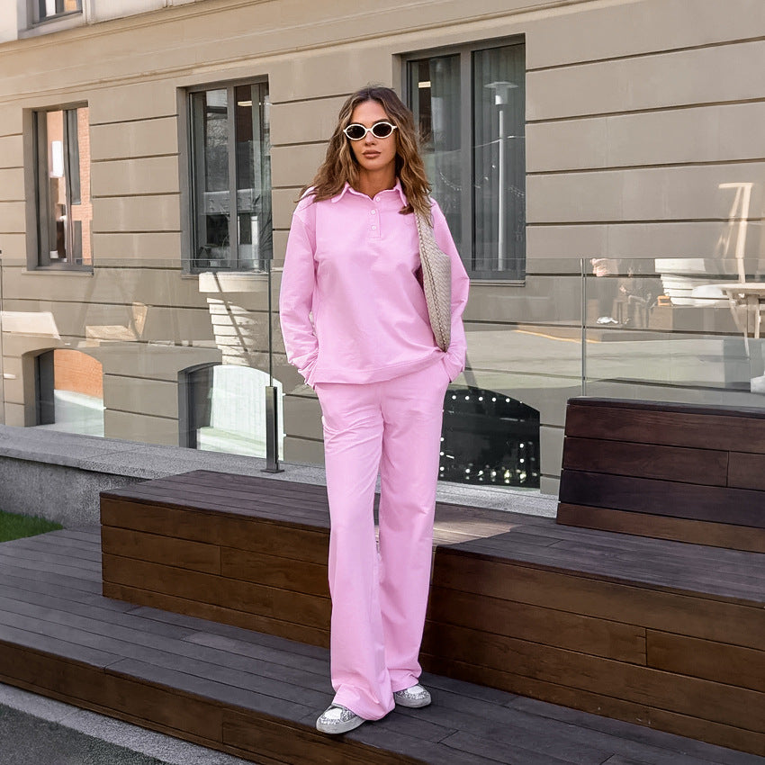 Damen Bequemes Sweatpants-Set mit lässigem Schnitt R&B