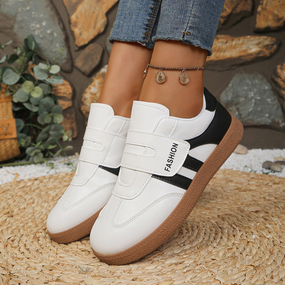 Damen Sneakers mit praktischem Klettverschluss und modischem Design R&B