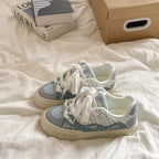 Damen Modische Sneaker mit floralem Design und atmungsaktiver Oberflächenstruktur R&B