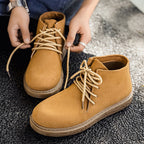 Damen Bequeme Ankle Boots mit hochgezogenem Kragen und rutschfester Sohle