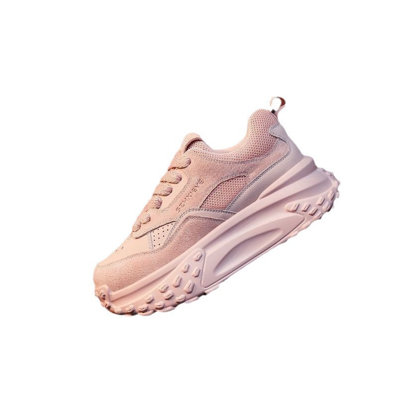 Damen Sportliche Chunky Sneakers mit atmungsaktiver Mesh-Oberfläche und gepolsterter Sohle R&B