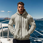 Herren Sportliches Freizeit-Set mit Kapuze und Reißverschluss R&B