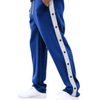 Damen Sportliche Freizeitpants mit Druckknöpfen an den Seiten R&B